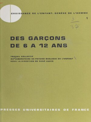 cover image of Des garçons de 6 à 12 ans